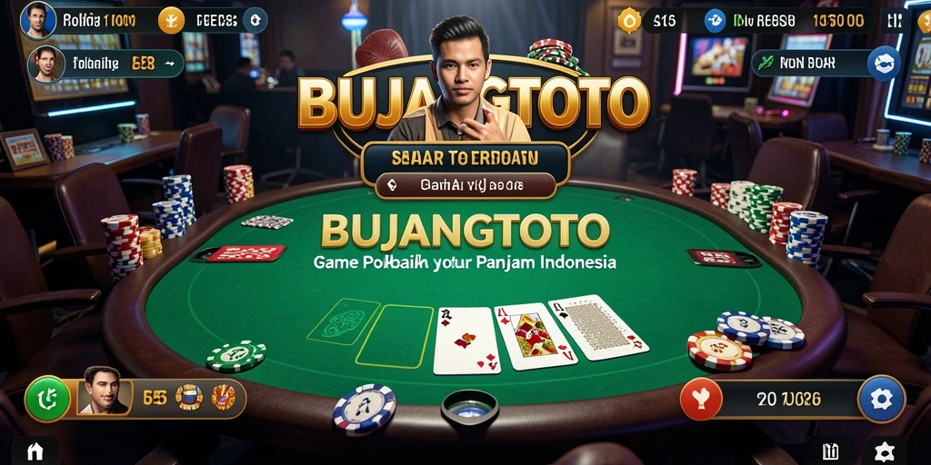Screenshot menampilkan gameplay mendebarkan dalam BUJANGTOTO.