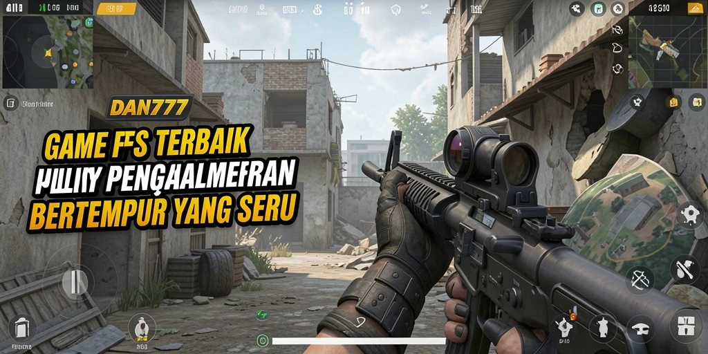 Tangkapan layar gameplay <strong>DAN777</strong> menunjukkan aksi tembak-menembak yang mendebarkan.