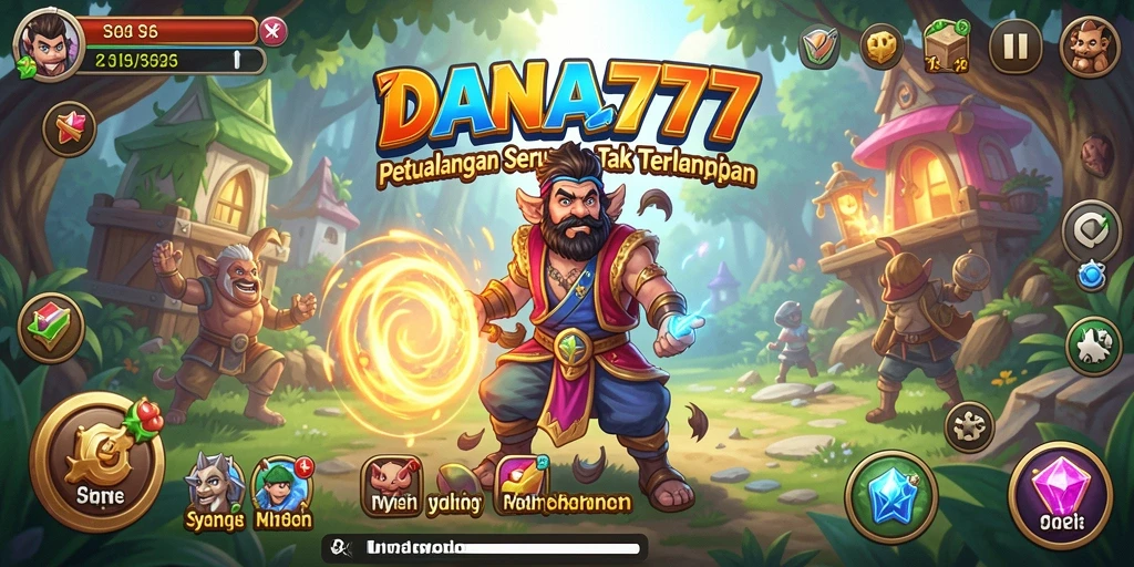 Tampilan gameplay petualangan yang mendebarkan di DANA777.