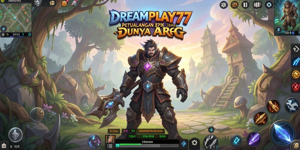 Screenshot menampilkan aksi pertarungan luar biasa dalam <strong>DREAMPLAY77</strong>.