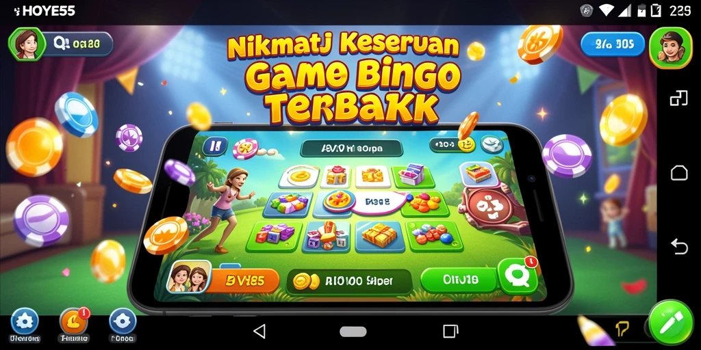 Tampilan gameplay HOYE55 yang seru dan interaktif.