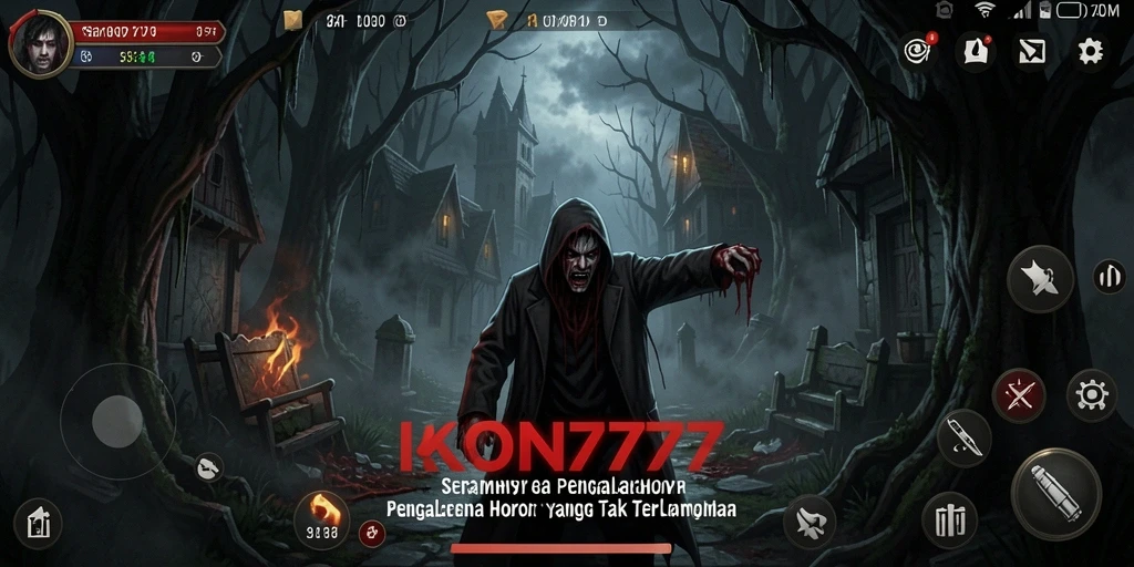 Gameplay menegangkan dari IKON777 yang penuh dengan elemen horor.