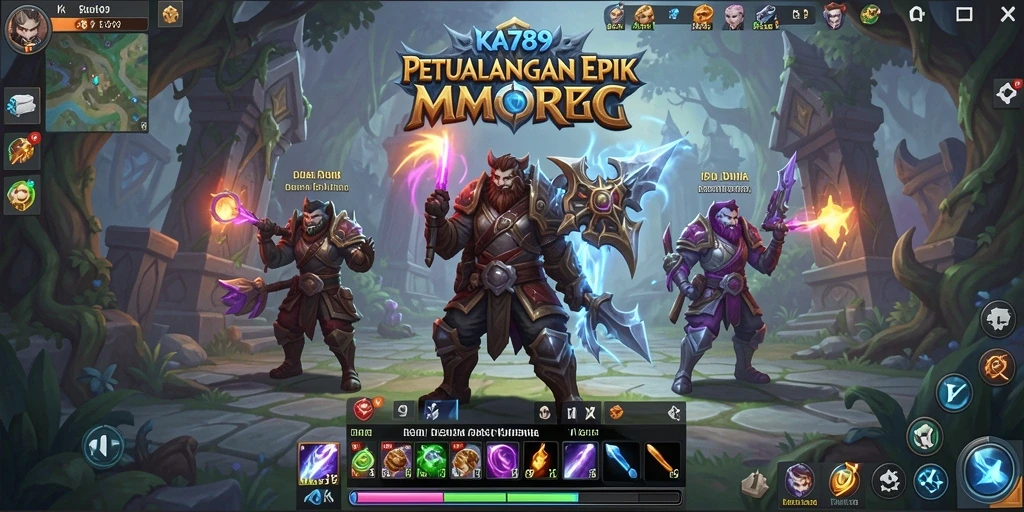 Tampilan gameplay KA789 yang menakjubkan dalam dunia MMORPG.