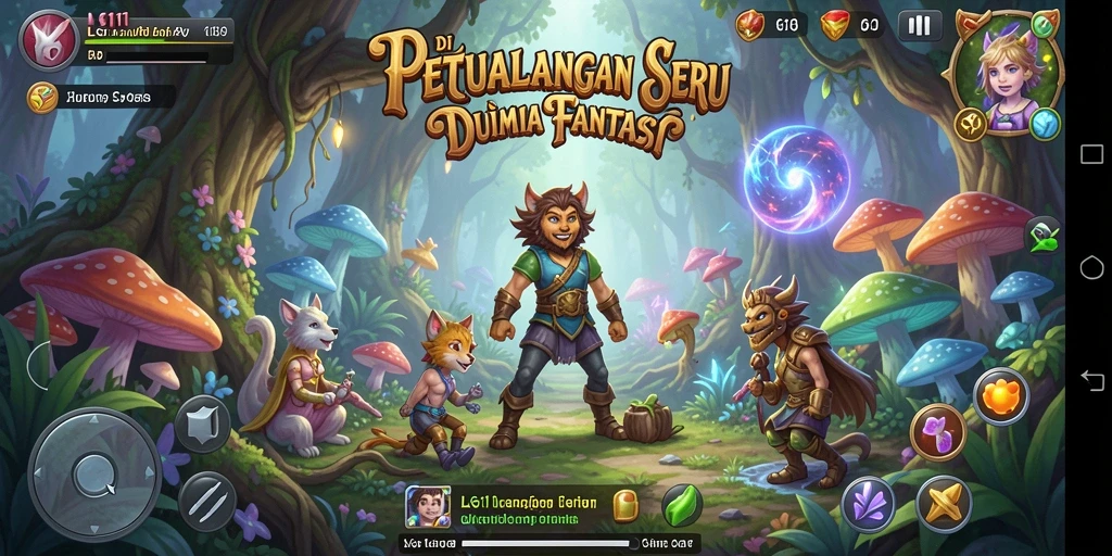 Tampilan gameplay LG111 yang seru dan penuh warna.