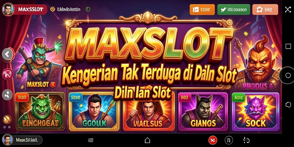 Screenshot gameplay MAXSLOT menampilkan ketegangan dan atmosfer horror yang menyeramkan.