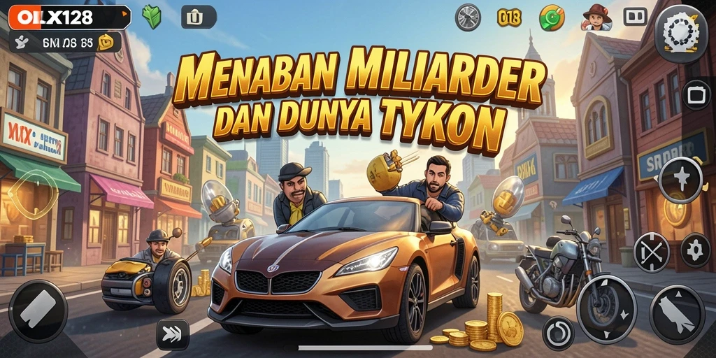 Screenshot gameplay <strong>OLX128</strong> yang menampilkan momen penting dalam pengembangan bisnis.