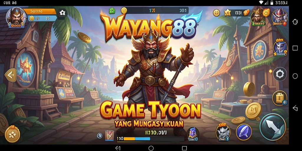 Tampilan gameplay menarik dari WAYANG88 yang mencerminkan pengalaman Tycoon.