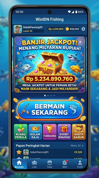 Pengguna menikmati pengalaman unduh yang cepat dan aman di winidn.